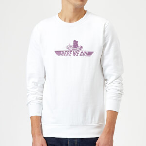 Nintendo Mario Kart Here We Go Wario Sweatshirt - White