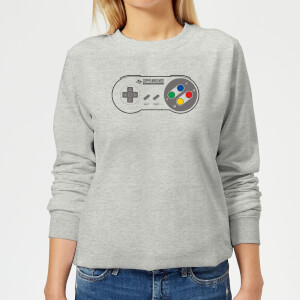 Nintendo SNES Controller Pad Women's Sweatshirt - Grey