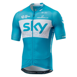 Team Sky Aero Race 5.2 Jersey - Sky Blue