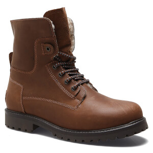 Wrangler Men's Aviator Roll Down Suede Lace Up Boots - Chestnut