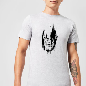 Marvel Avengers Infinity War Thanos Face T-shirt - Grijs