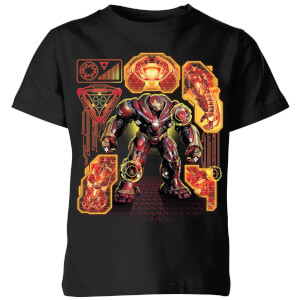 T-Shirt Enfant Avengers Infinity War ( Marvel) Hulkbuster - Noir