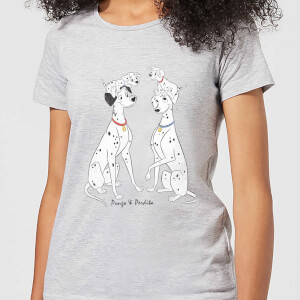 Disney 101 Dalmations Pongo & Perdita Classic Women's T-Shirt - Grey