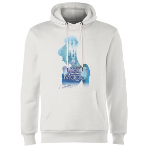 Disney Princess Filled Silhouette Cinderella Hoodie - White
