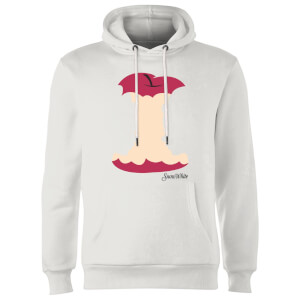 Disney Princess Colour Silhouette Snow White Apple Hoodie - White