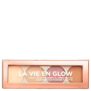 L'Oréal Paris La Vie En Glow Highlighting Powder Palette - Warm Glow 10g L'Oréal Paris La Vie En Glow Highlighting Powder Palette - Warm Glow 10g
