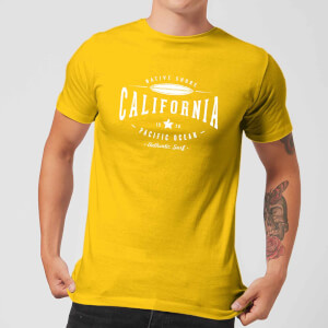 Camiseta Native Shore California - Hombre - Amarillo