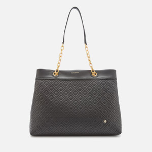 Tory Burch Women's Fleming Triple Compartment Tote Bag - Black