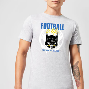 DC Comics Batman Football Is Life T-shirt - Grijs