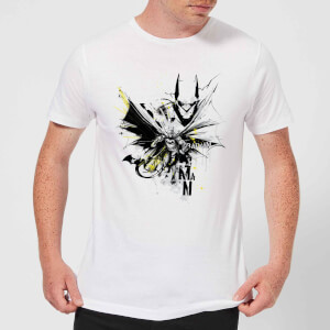 DC Comics Batman Batface Splash T-Shirt - White