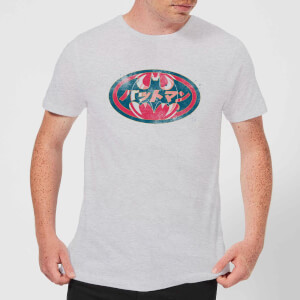 Batman Japanisches Logo T-Shirt - Grau