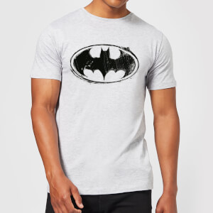 DC Comics Batman Sketch Logo T-Shirt - Grey