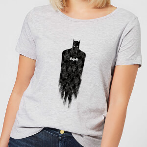 Batman Brushed Damen T-Shirt - Grau