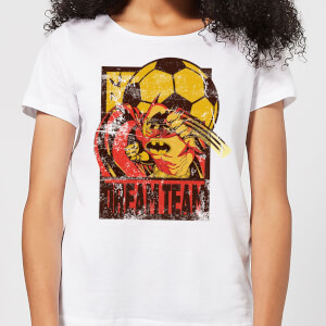 DC Comics Batman Dream Team Punch Women's T-Shirt - White