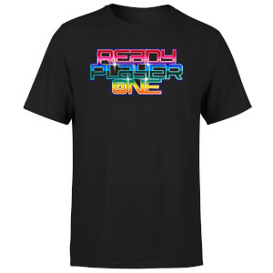 Ready Player One Rainbow Logo T-Shirt - Black