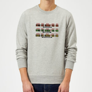 Sudadera Regreso al futuro Circuitos de Tiempo - Hombre - Gris