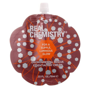 Real Chemistry Environmental Rescue Essential Day Cream 10ml with Flower Shaped Eco-Pouch Real Chemistry Environmental Rescue Essential Day Cream 10ml with Flower Shaped Eco-Pouch
