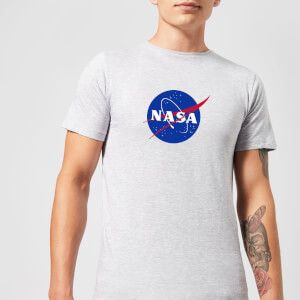 Camiseta NASA Logo - Hombre - Gris