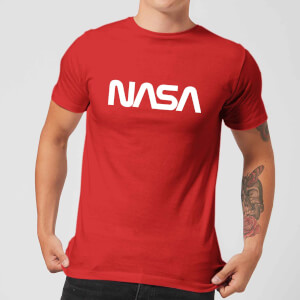 Camiseta NASA Logo - Hombre - Rojo