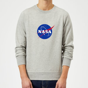 Sweat Homme Logo Insignia NASA - Gris
