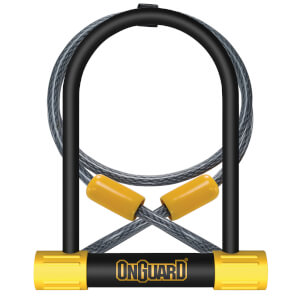OnGuard Bulldog Standard Shackle U-Lock/Cable - 115mm x 230mm x 13mm