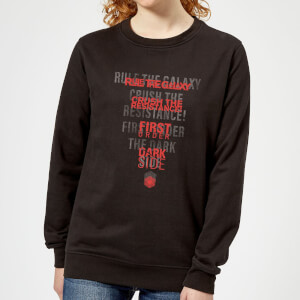 Star Wars Dark Side Echo Black Women's Sweatshirt - Black
