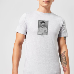Narcos Geniuses Are Always Crazy Black And White T-Shirt - Grey