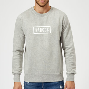 Narcos Box Logo Grey Sweatshirt - Grey