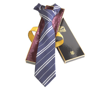 Harry Potter 100% Silk Ravenclaw Necktie in Madam Malkin's Box