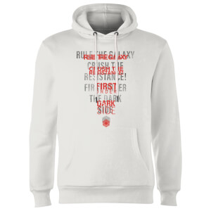 Star Wars Dark Side Echo White Hoodie - White
