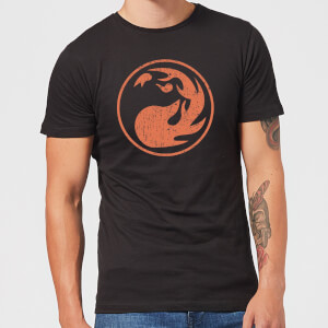Magic The Gathering Red Mana T-shirt - Zwart