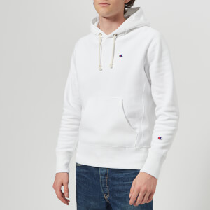 Champion Men's Hooded Sweatshirt - White