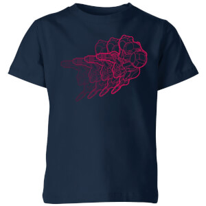 Nintendo Super Metroid Retro Samus Kid's T-Shirt - Navy