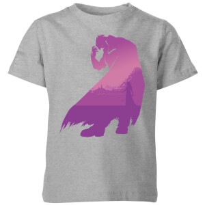 T-Shirt Enfant Silhouette Ganondorf - The Legend Of Zelda Nintendo - Gris