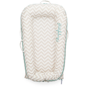 Sleepyhead Deluxe + Spare Cover for 0-8 Months - Silver Lining