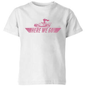 Nintendo Mario Kart Here We Go Peach Kinder T-shirt - Wit