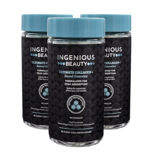 Ingenious Beauty Ultimate Collagen+ 2nd Generation (3 x 90 Capsules) (Worth £128.97)