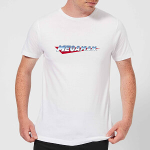 Mega Man Logo Men's T-Shirt - White