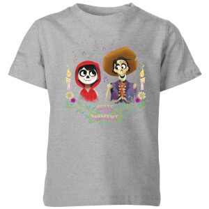 T-Shirt Enfant Miguel et Hector Coco - Gris