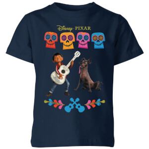 Coco Miguel Logo Kids' T-Shirt - Navy