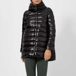 Herno Women's Amelia Iconic 3/4 Length Coat - Black