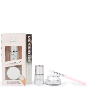 Kit de manicura Le Metallique Chrome de Le Mini Macaron