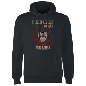 Looney Tunes Tasmanian Devil Monster Rock Hoodie - Black