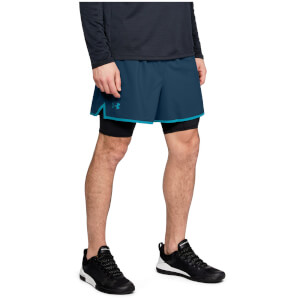 Under Armour Qualifier 2-in-1 Shorts - Teal