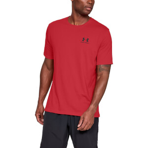 Under Armour Sportstyle Left Chest T-Shirt - Red