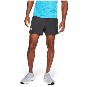 Under Armour Speedpocket Swyft 5 Inch Running Shorts - Grey/Blue
