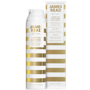 James Read 1 Hour Glow maschera viso e corpo 200 ml