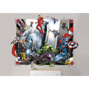 Walltastic Avengers 3D Pop-Out Wall Decoration