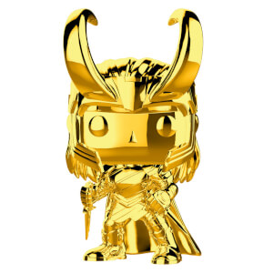 Figura Funko Pop! Loki Dorado - 10.º Aniversario Marvel Studios - Marvel