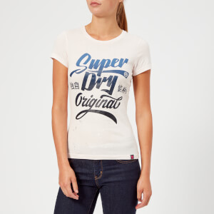 Superdry Women's Original Brand Entry T-Shirt - Blush Pink